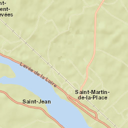 Chênehutte-Trèves-Cunault Street Map