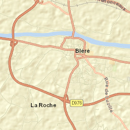 Bléré Street Map