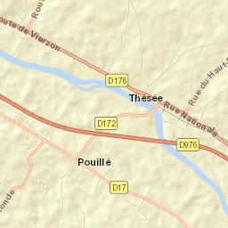 Thésée Street Map