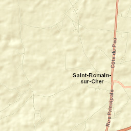 Saint-Romain-sur-Cher Street Map