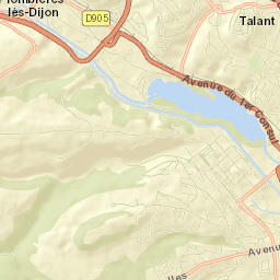 Plombières-lès-Dijon Street Map