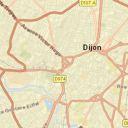 Dijon Street Map