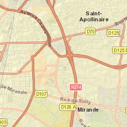 Saint-Apollinaire Street Map