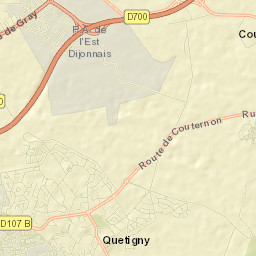 Quetigny Street Map