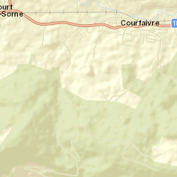 Courfaivre Street Map