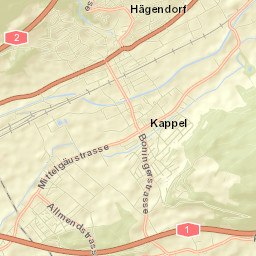 Hägendorf Street Map