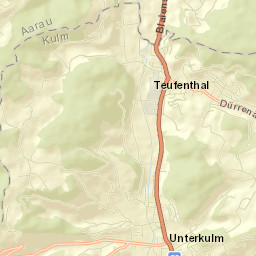 Teufenthal Street Map