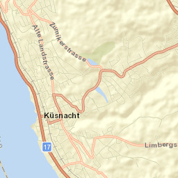 Küsnacht / Itschnach Street Map