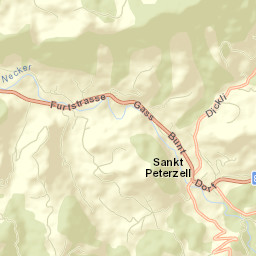 Sankt Peterzell Street Map