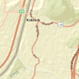 Koblach Street Map