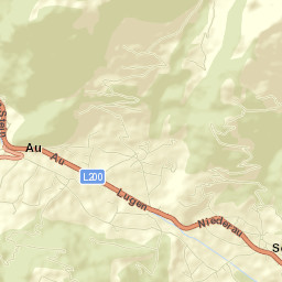 Schoppernau Street Map