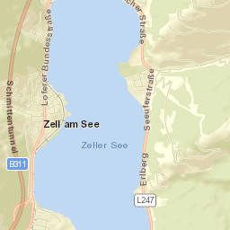 Zell am See Street Map