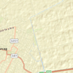Karcag Street Map