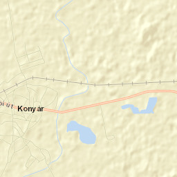 Konyár Street Map