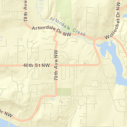 Artondale Street Map