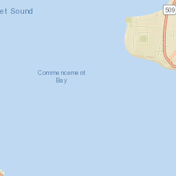 Browns Point Street Map