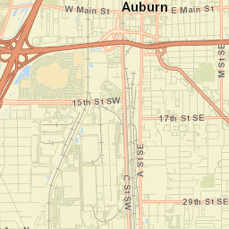 Auburn Street Map