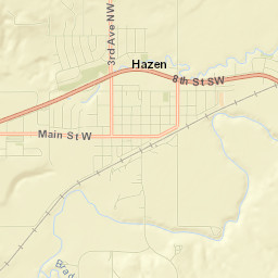 Hazen Street Map
