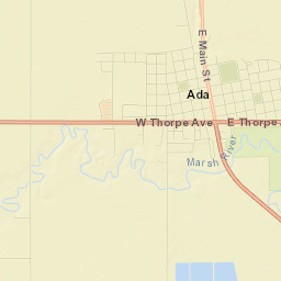 Ada Street Map