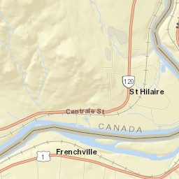 Frenchville Street Map