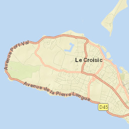 Le Croisic Street Map