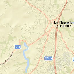 La Chapelle-sur-Erdre Street Map