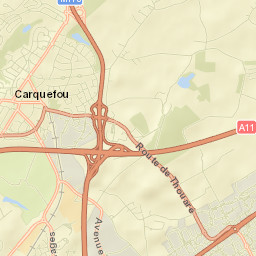 Carquefou Street Map