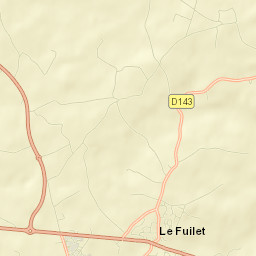 Le Fuilet Street Map