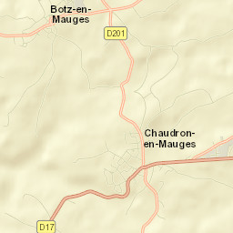 Chaudron-en-Mauges Street Map
