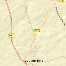 La Jumellière Street Map
