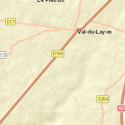 Saint-Lambert-du-Lattay Street Map
