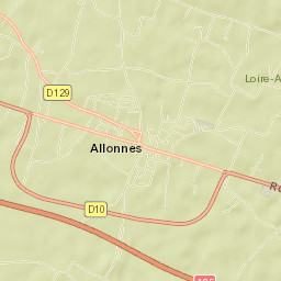 Allonnes Street Map