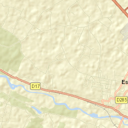 Esvres Street Map