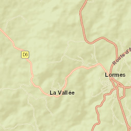 Lormes Street Map