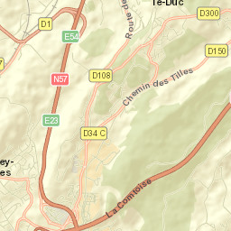Châtillon-le-Duc Street Map