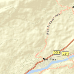 Novillars Street Map