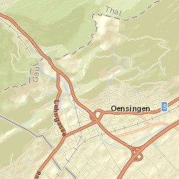 Oensingen Street Map