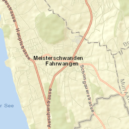 Meisterschwanden Street Map