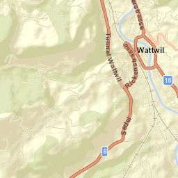 Wattwil Street Map