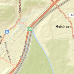 Meiningen Street Map