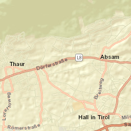 Thaur Street Map
