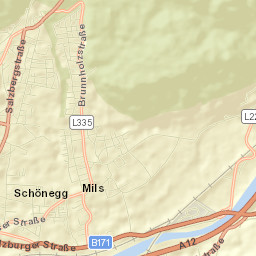 Mils bei Solbad Hall Street Map