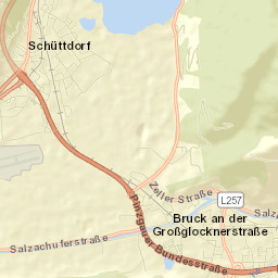 Bruck an der Großglocknerstraße Street Map