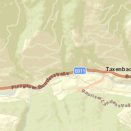 Taxenbach Street Map