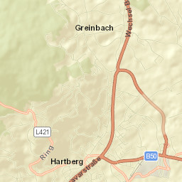Politischer Bezirk Hartberg-Fürstenfeld Street Map