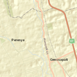 Gencsapáti Street Map