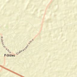 Földes Street Map