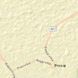 Pocsaj Street Map