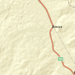 Bocşa Street Map