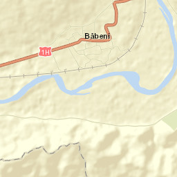 Comuna Băbeni Street Map